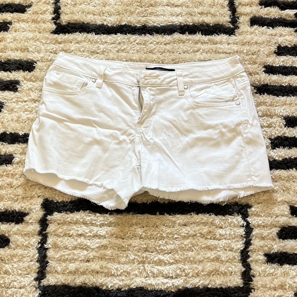 Vigoss studio white jean shorts